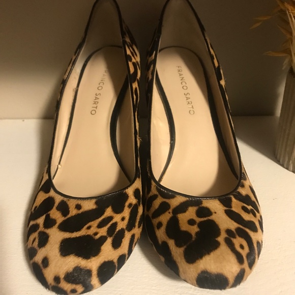Animal Print Wedge Heel - Picture 1 of 3
